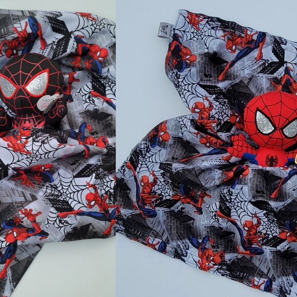 Double plush set Minky security Blanket for kids 21 x 21 - Picture 8 of 14